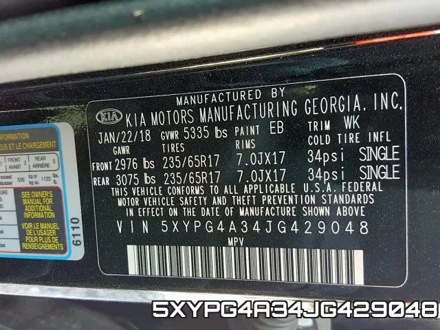 5XYPG4A34JG429048 фото 2