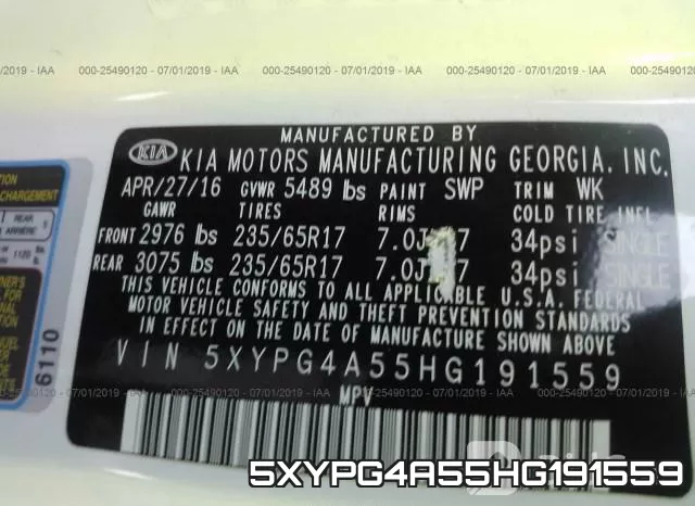 5XYPG4A55HG191559 фото 10