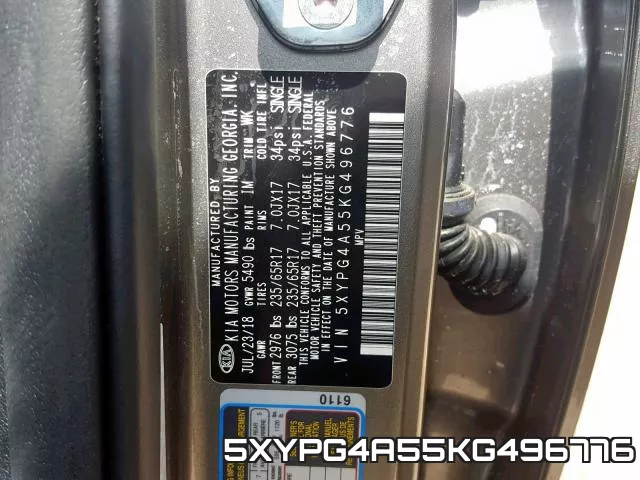 5XYPG4A55KG496776 фото 2