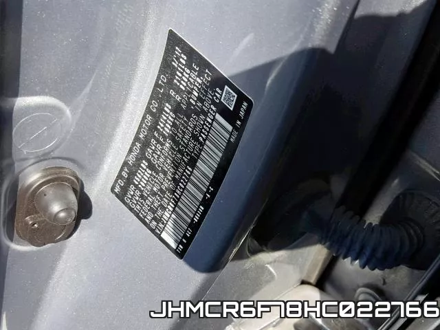 JHMCR6F78HC022766 фото 2