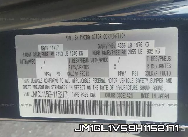 JM1GL1V59H1152171 фото 10