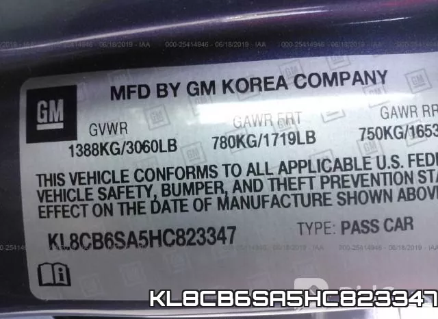 KL8CB6SA5HC823347 фото 10