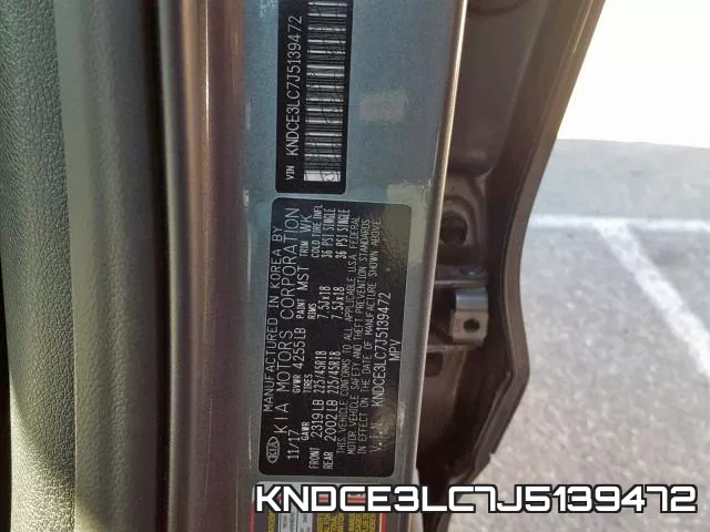 KNDCE3LC7J5139472 фото 2