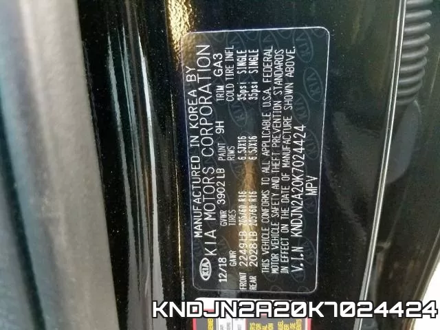 KNDJN2A20K7024424 фото 2