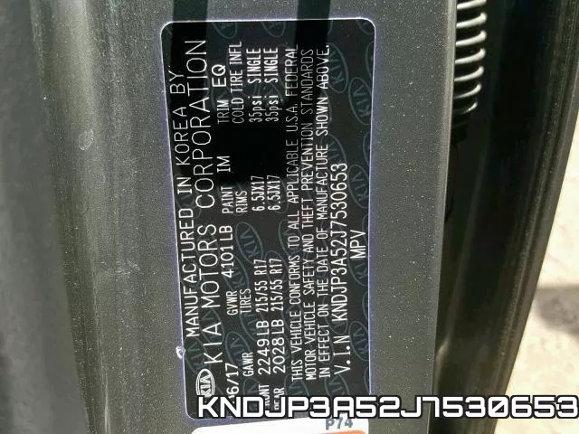 KNDJP3A52J7530653 фото 2