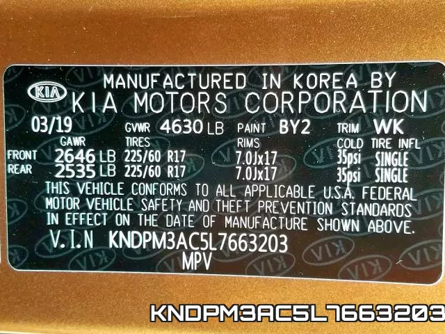 KNDPM3AC5L7663203 фото 2