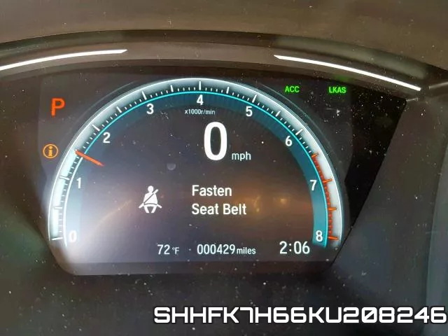 SHHFK7H66KU208246 фото 9