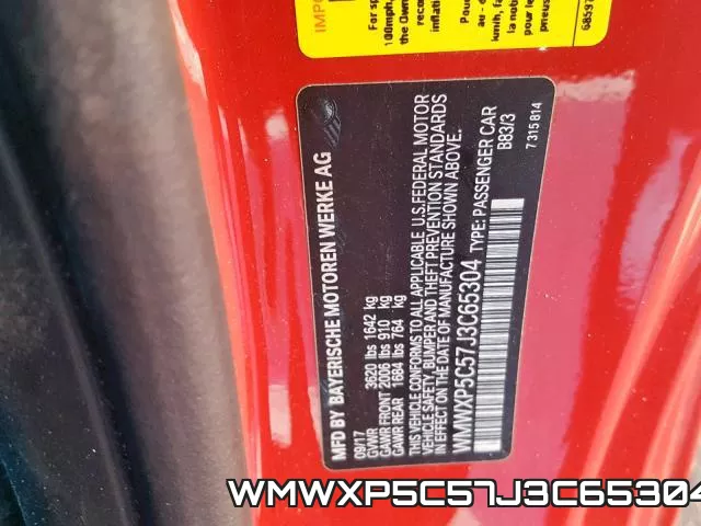 WMWXP5C57J3C65304 фото 2