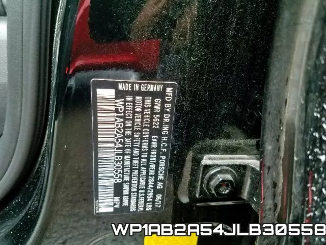 WP1AB2A54JLB30558 фото 2