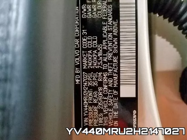 YV440MRU2H2147027 фото 2