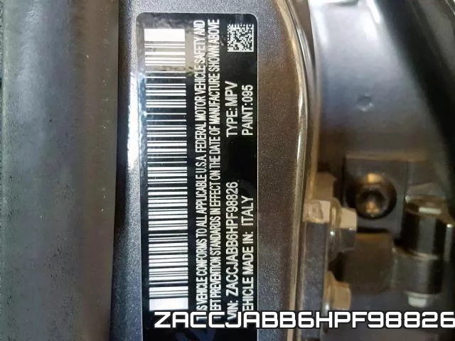 ZACCJABB6HPF98826 фото 2