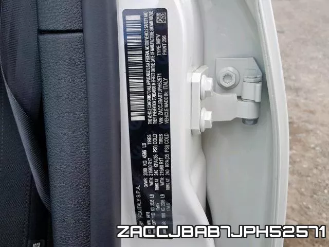 ZACCJBAB7JPH52571 фото 2
