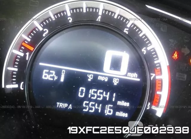 19XFC2E50JE002938 фото 8