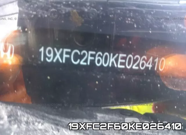 19XFC2F60KE026410 фото 10