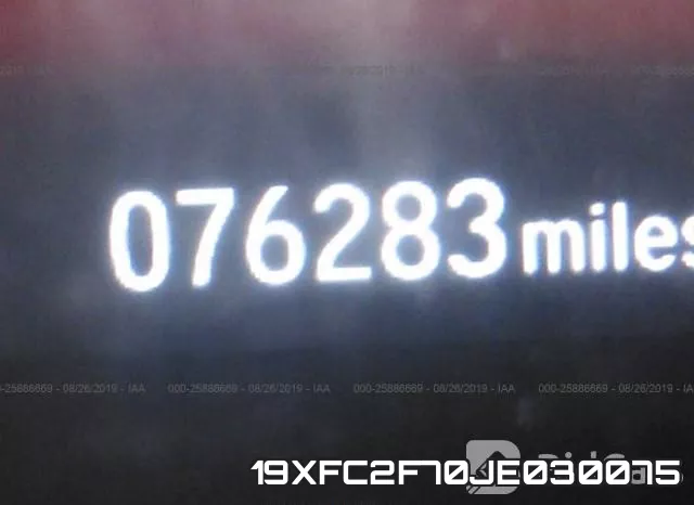 19XFC2F70JE030075 фото 7