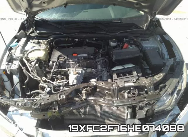 19XFC2F76HE074088 фото 2
