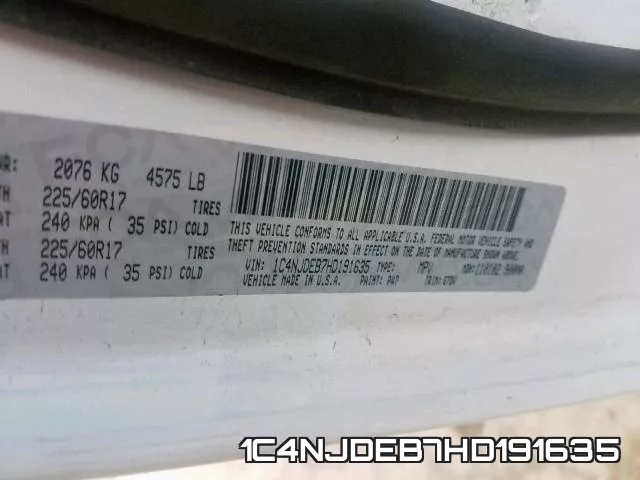 1C4NJDEB7HD191635 фото 2