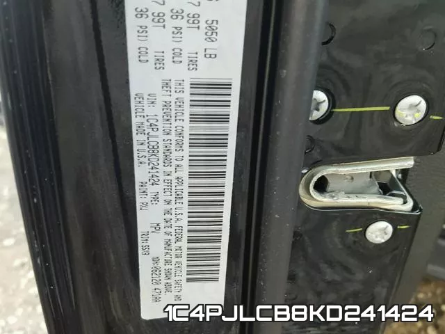 1C4PJLCB8KD241424 фото 2