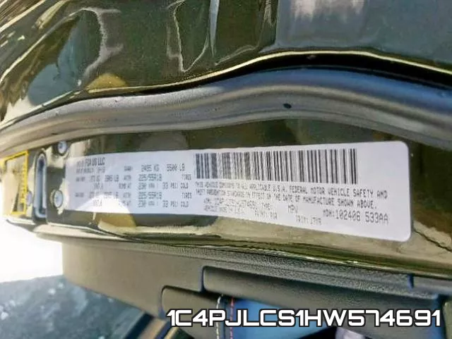 1C4PJLCS1HW574691 фото 2