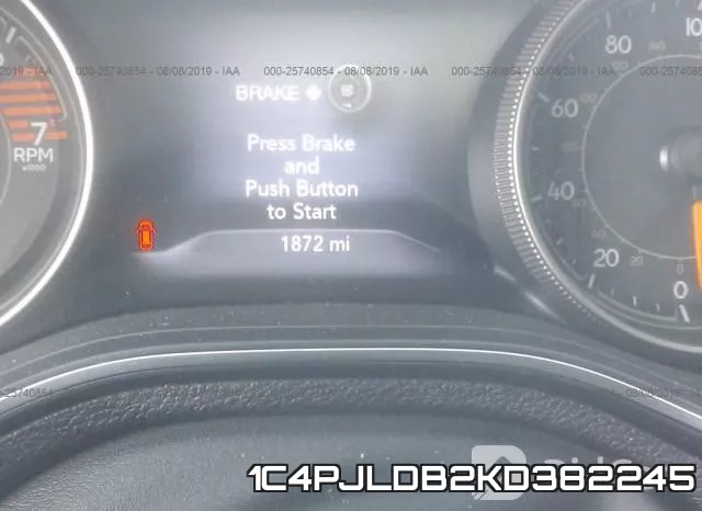 1C4PJLDB2KD382245 фото 8