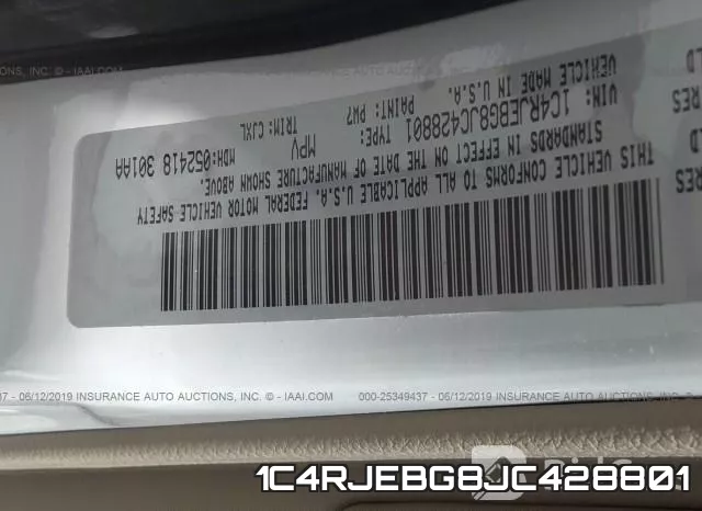 1C4RJEBG8JC428801 фото 10