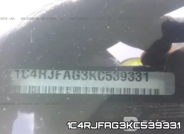 1C4RJFAG3KC539331 фото 10