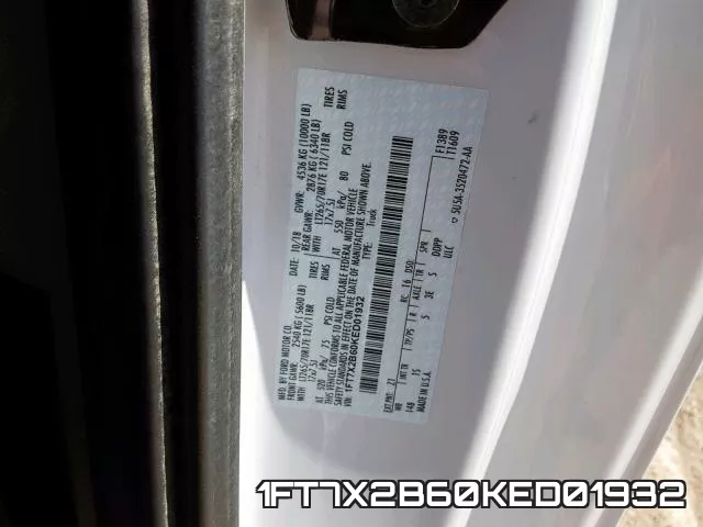 1FT7X2B60KED01932 фото 2