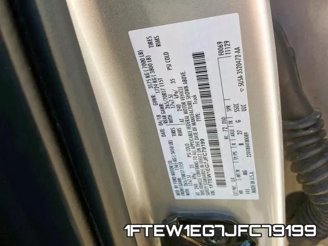 1FTEW1EG7JFC79199 фото 2