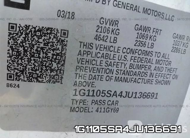 1G1105SA4JU136691 фото 10