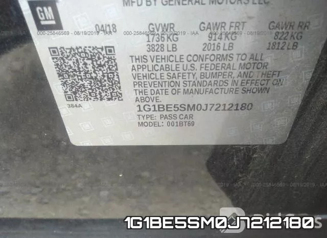 1G1BE5SM0J7212180 фото 10