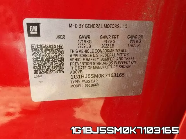 1G1BJ5SM0K7103165 фото 2