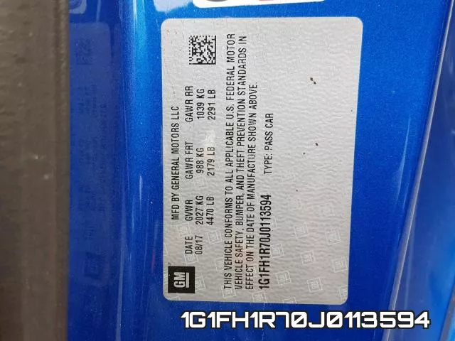 1G1FH1R70J0113594 фото 2