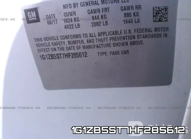 1G1ZB5ST7HF285612 фото 10