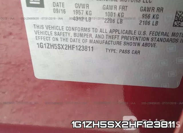 1G1ZH5SX2HF123811 фото 10