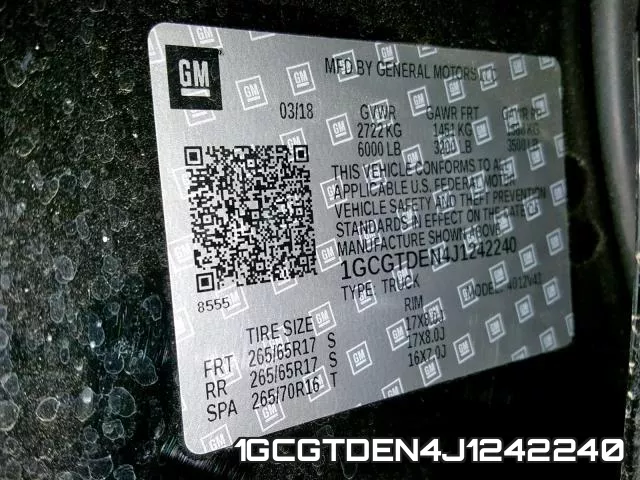 1GCGTDEN4J1242240 фото 2