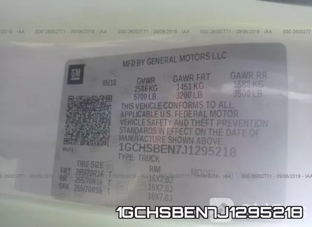 1GCHSBEN7J1295218 фото 10