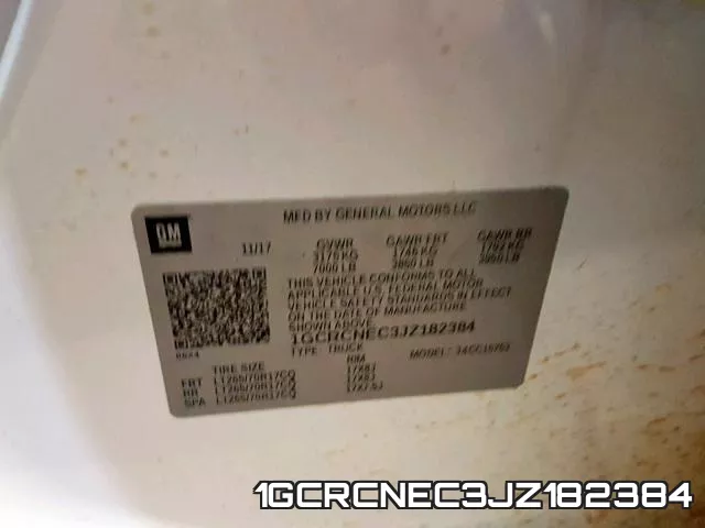 1GCRCNEC3JZ182384 фото 2