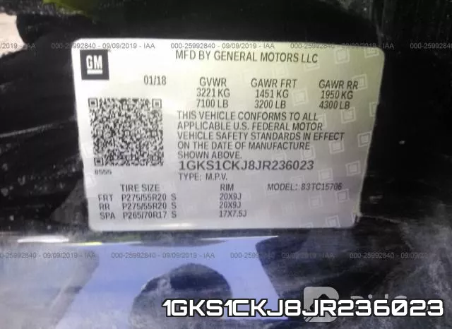 1GKS1CKJ8JR236023 фото 9