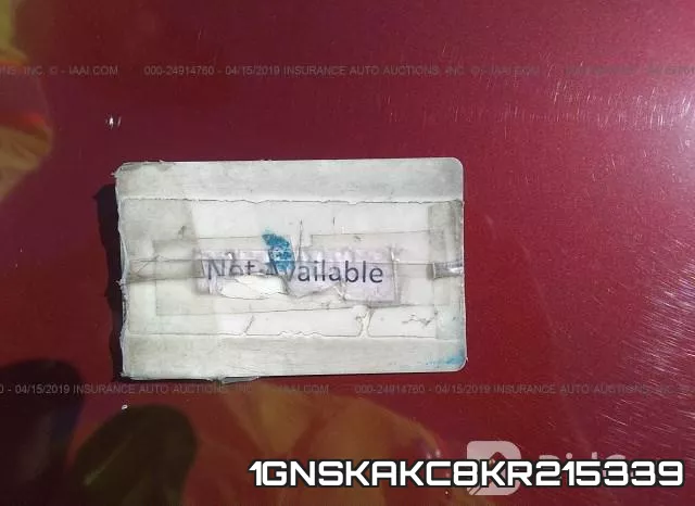 1GNSKAKC8KR215339 фото 8