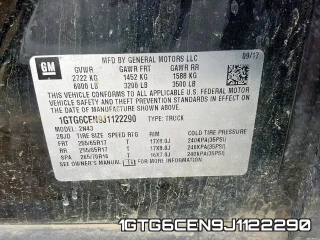 1GTG6CEN9J1122290 фото 2