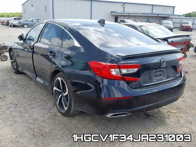 1HGCV1F34JA231003 фото 4