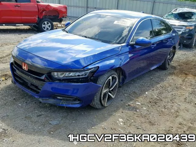 1HGCV2F36KA020439 фото 3