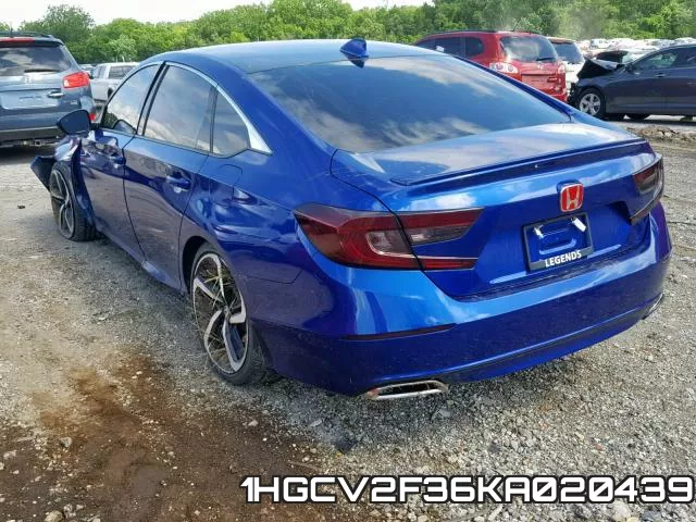 1HGCV2F36KA020439 фото 4