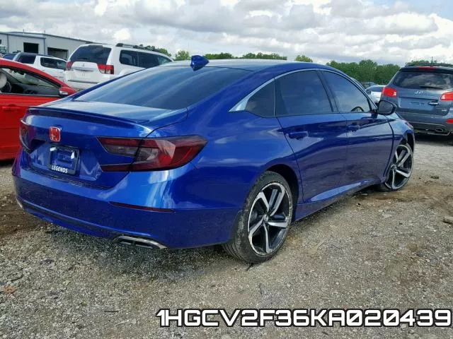 1HGCV2F36KA020439 фото 5