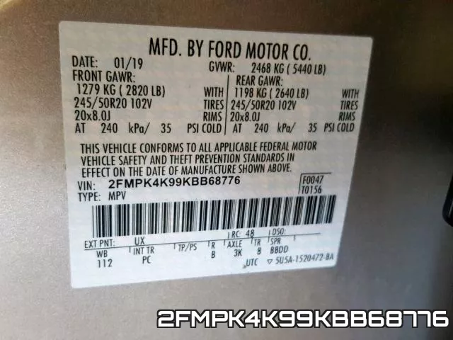 2FMPK4K99KBB68776 фото 2