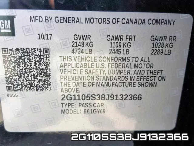 2G1105S38J9132366 фото 2