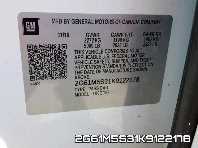 2G61M5S31K9122178 фото 2