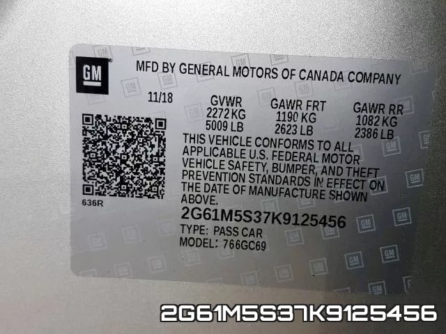 2G61M5S37K9125456 фото 2