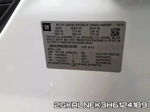 2GKALNEK3H6124189 фото 2