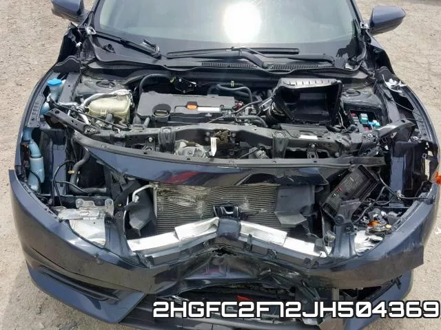 2HGFC2F72JH504369 фото 8